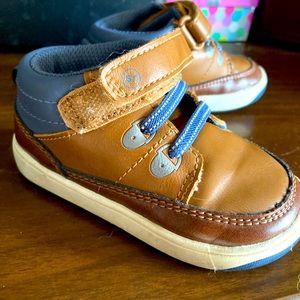 Stride Rite size 5 faux leather toddler sneakers